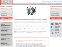 Tablet Screenshot of imsrecruitment.com